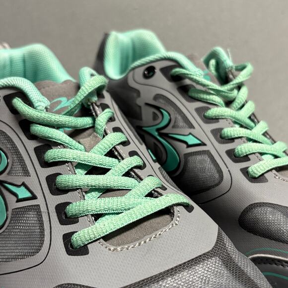 Gravity Defyer GDefy Ion Gray Mint Green Athletic Sneakers TB9022FGU-M Size 10 - Picture 13 of 16
